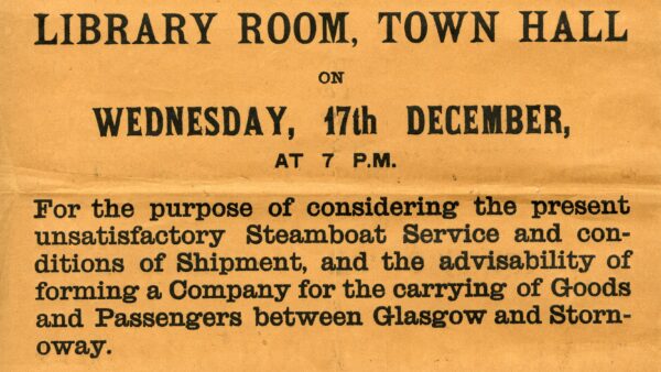 Stornoway Shipping Co Public Meeting Notice